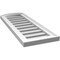 Ekena Millwork Arch Top Surface Mount PVC Gable Vent: Non-Functional, w/2"W x 1-1/2"P Brickmould Frame, 12"W x 30"H GVPAR12X3002SN - alternate 4